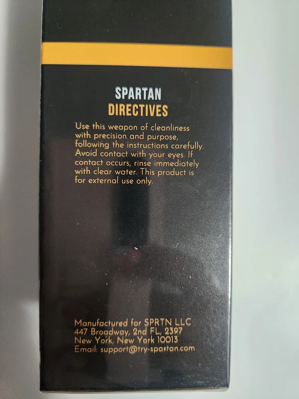 Spartan Root Activator Shampoo, Conditoner And Spray – Black & Yellow